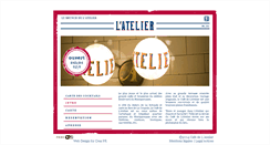 Desktop Screenshot of cafelatelierparis.com